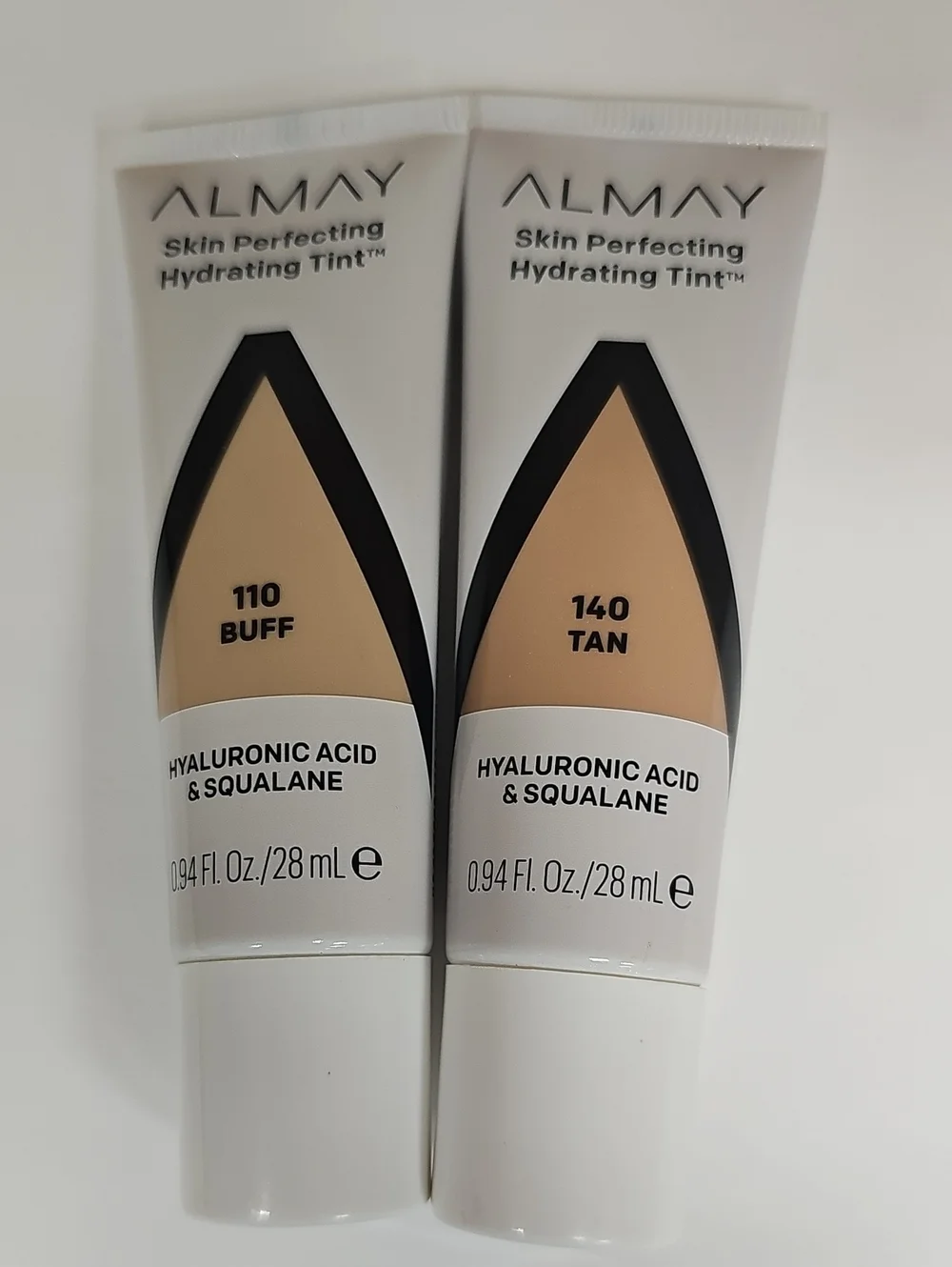 Almay Skin Perfecting Tint Bundle Qty 2 Tubes New Tan & Buff .94 fl oz